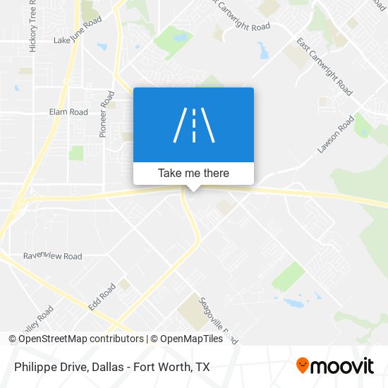 Philippe Drive map