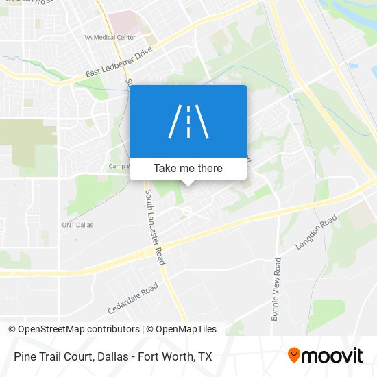 Pine Trail Court map