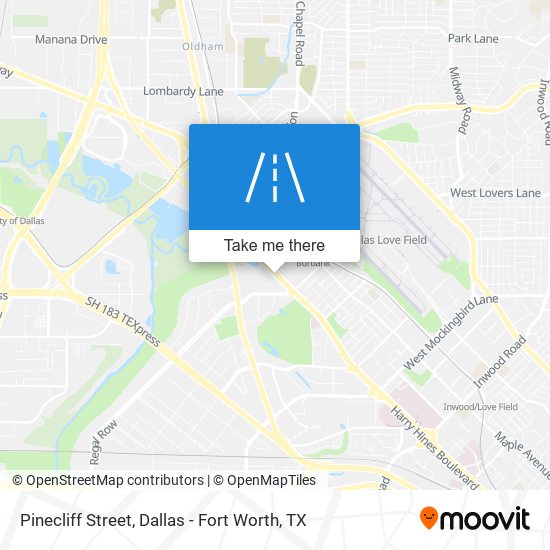 Mapa de Pinecliff Street
