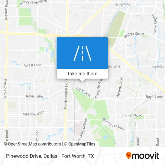 Pinewood Drive map