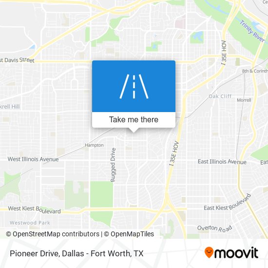 Pioneer Drive map