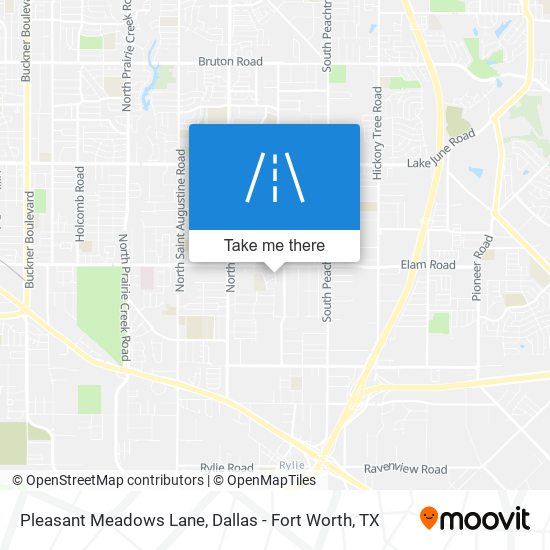Mapa de Pleasant Meadows Lane