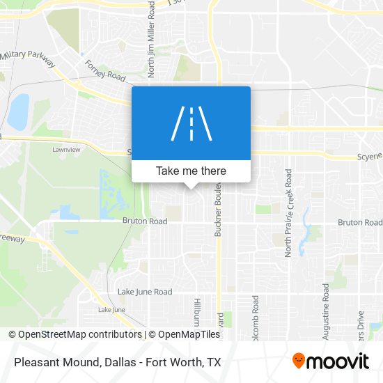 Pleasant Mound map