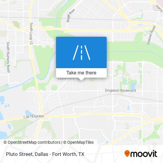 Pluto Street map