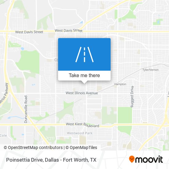 Poinsettia Drive map