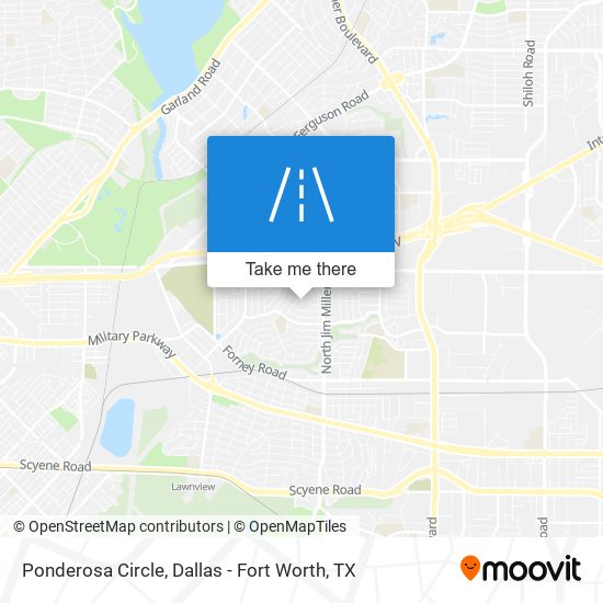 Mapa de Ponderosa Circle