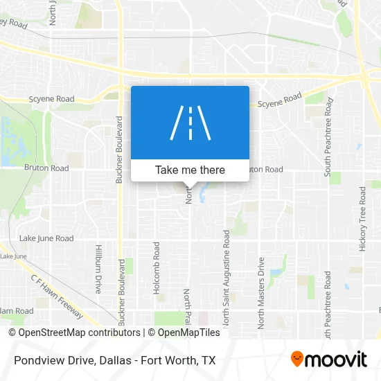 Pondview Drive map