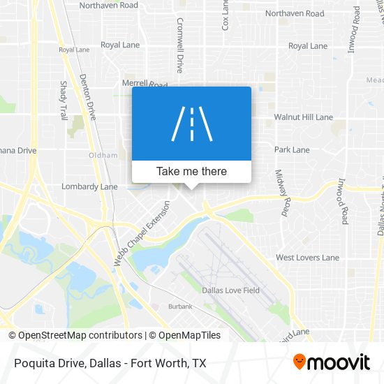 Poquita Drive map