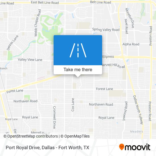 Mapa de Port Royal Drive