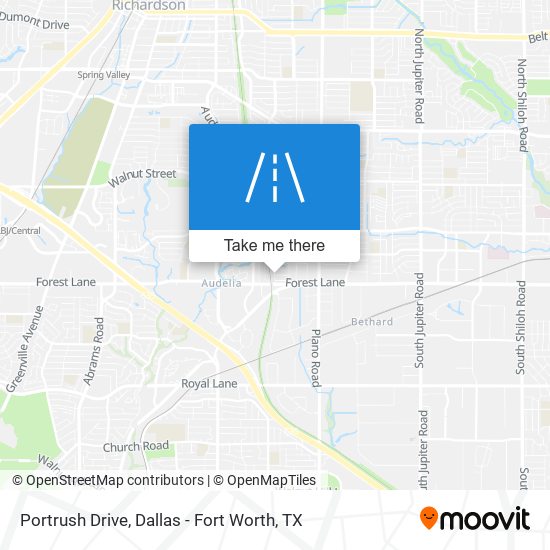 Portrush Drive map