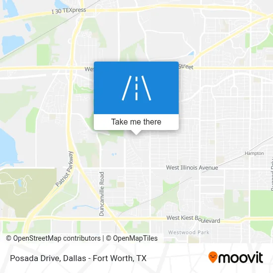 Posada Drive map