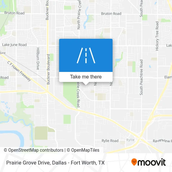 Prairie Grove Drive map