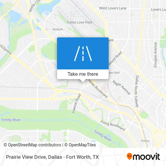 Prairie View Drive map