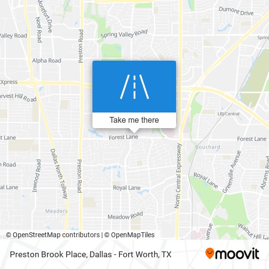 Mapa de Preston Brook Place