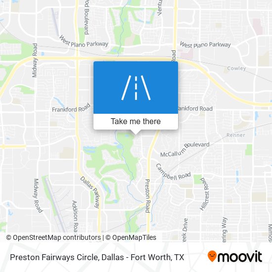 Mapa de Preston Fairways Circle