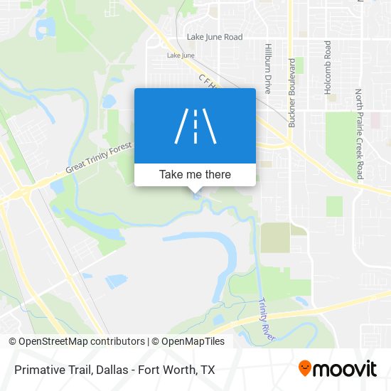 Primative Trail map