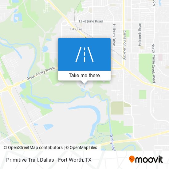 Mapa de Primitive Trail
