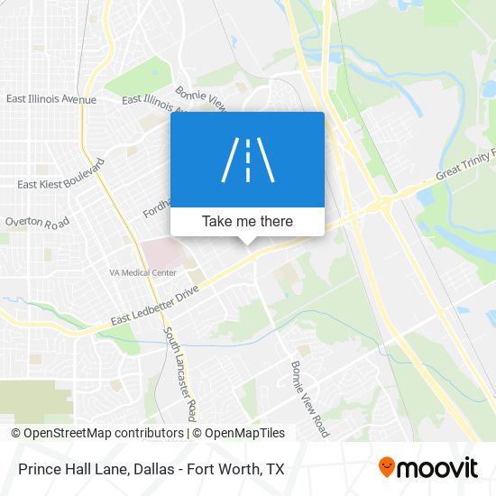 Prince Hall Lane map