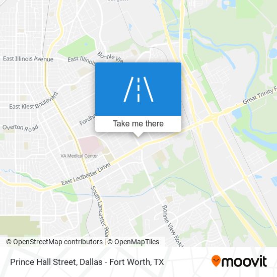 Mapa de Prince Hall Street
