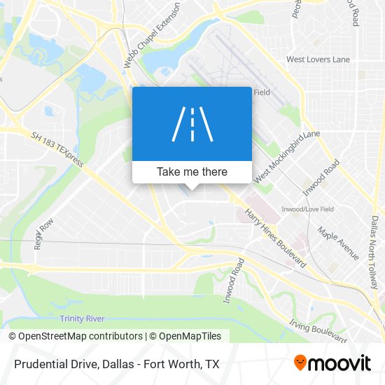 Prudential Drive map