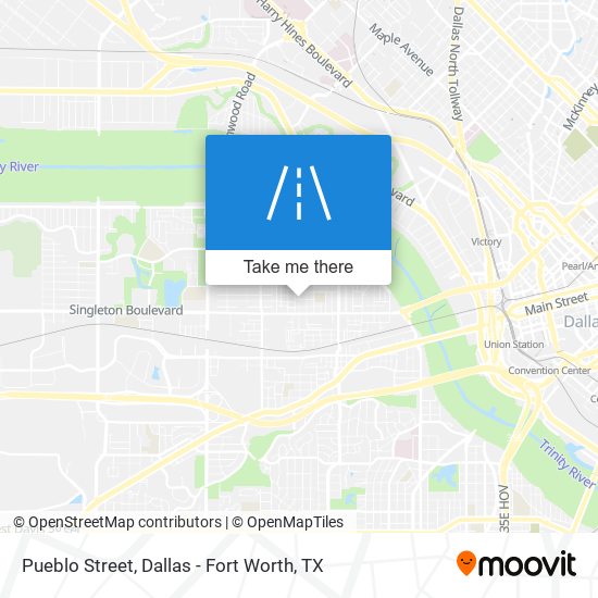 Pueblo Street map