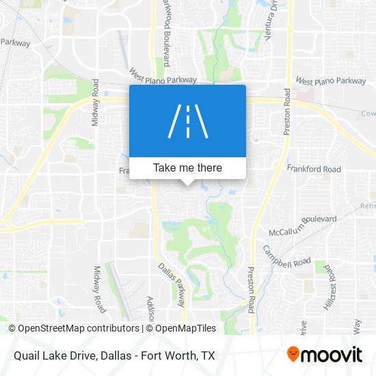 Quail Lake Drive map