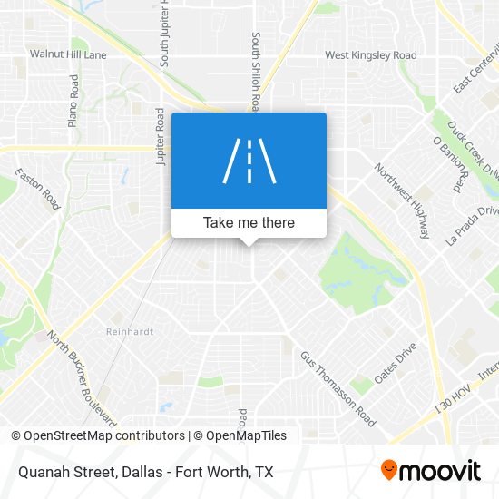 Mapa de Quanah Street