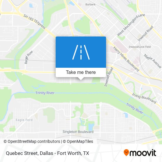 Quebec Street map