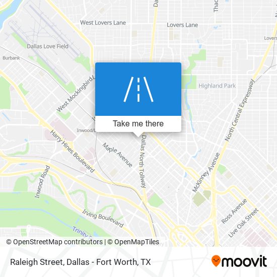 Mapa de Raleigh Street