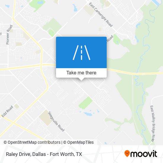 Raley Drive map