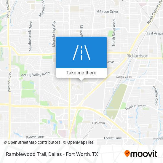 Ramblewood Trail map