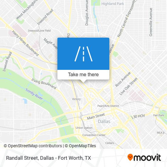 Randall Street map