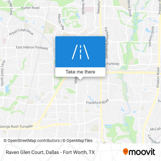 Raven Glen Court map