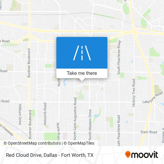 Mapa de Red Cloud Drive