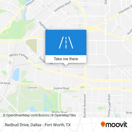 Redbud Drive map