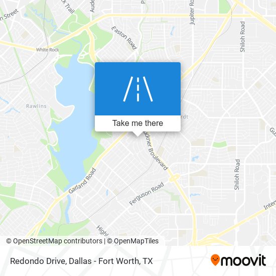 Redondo Drive map