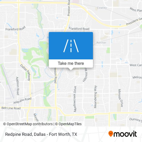 Mapa de Redpine Road