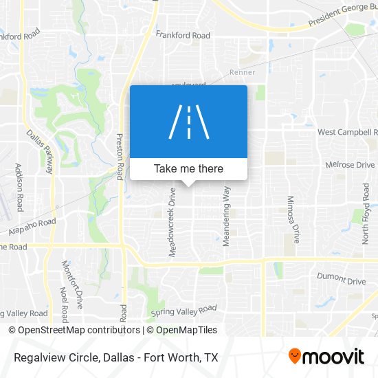 Regalview Circle map