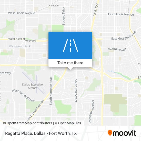 Mapa de Regatta Place