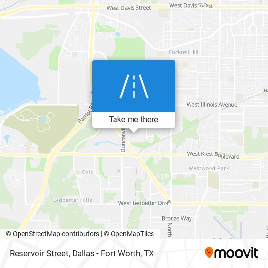 Reservoir Street map