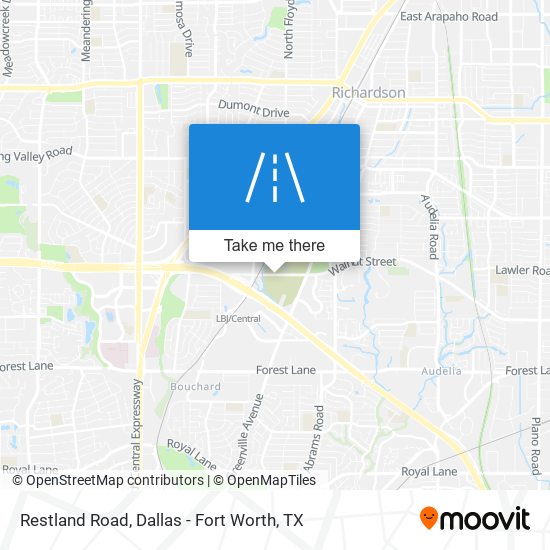 Mapa de Restland Road