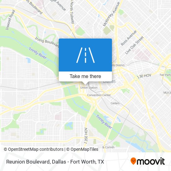 Mapa de Reunion Boulevard