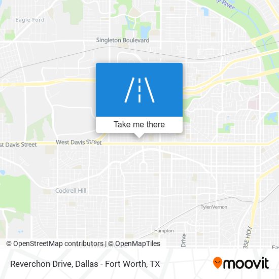 Reverchon Drive map