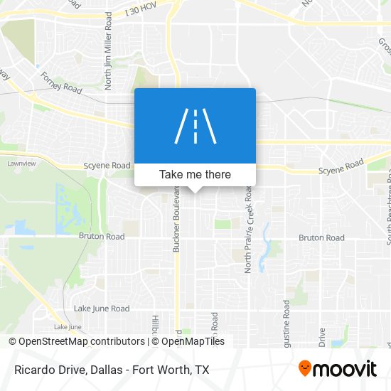 Ricardo Drive map