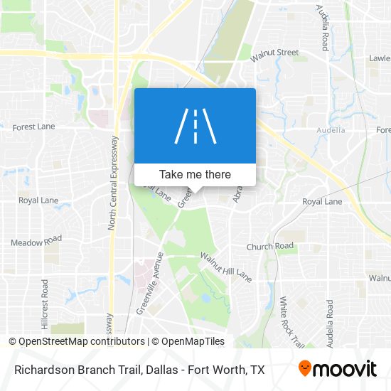 Richardson Branch Trail map