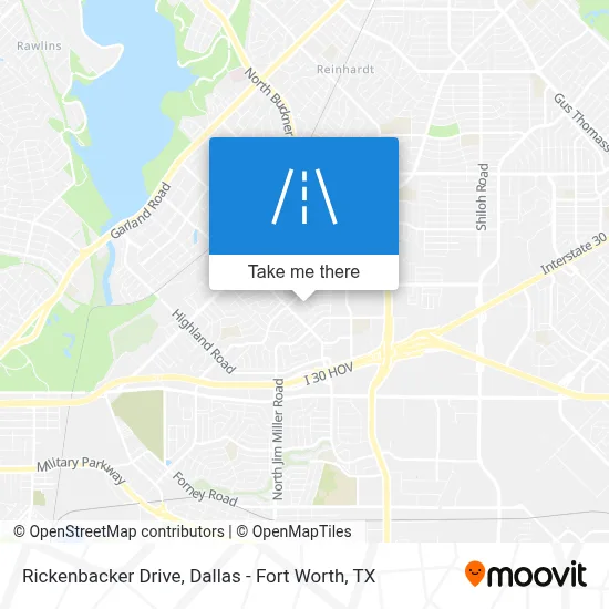 Rickenbacker Drive map