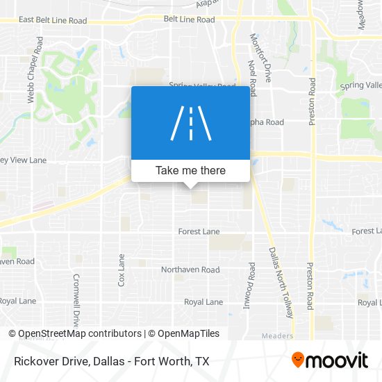 Mapa de Rickover Drive