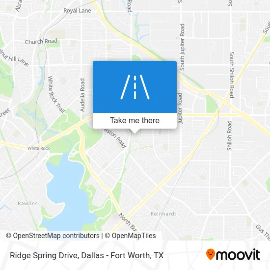 Ridge Spring Drive map