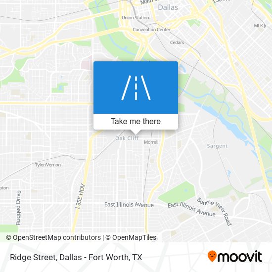 Ridge Street map