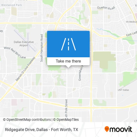 Mapa de Ridgegate Drive